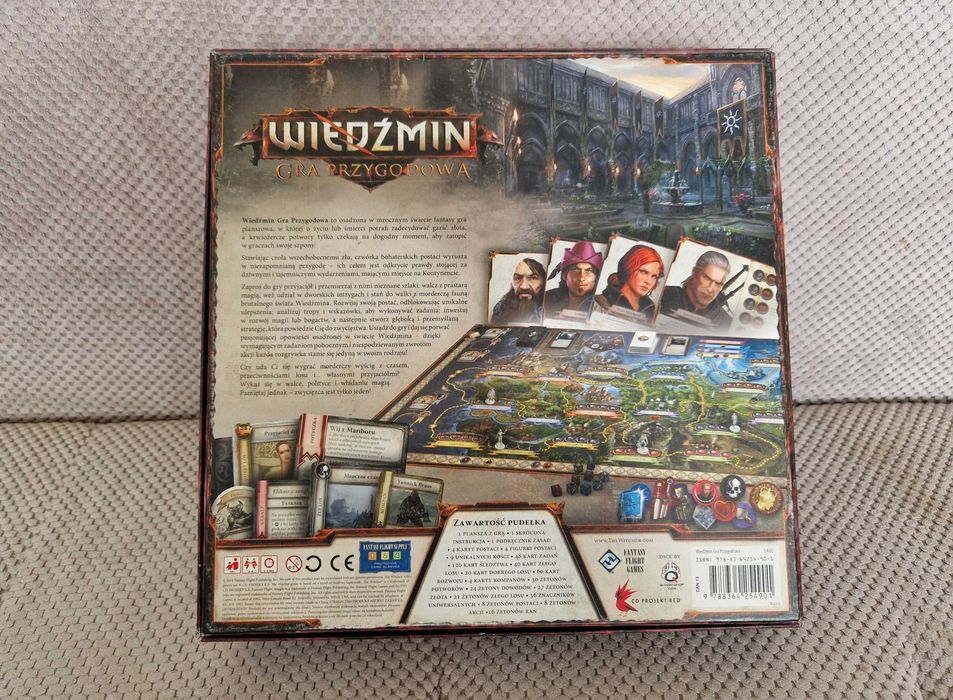 Wiedźmin Gra przygodowa gra planszowa