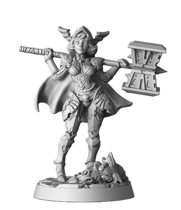 Death Bringer - Paladin - 32mm - DnD - rpg figurki z żywicy