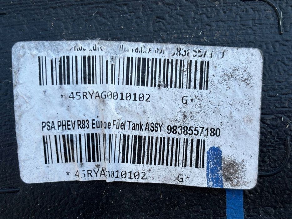 Peugeot 508 II Hybryda zbiornik paliwa Bak