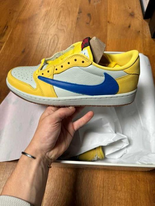 Jordan 1 Retro Low OG SP Travis Scott Canary R.41