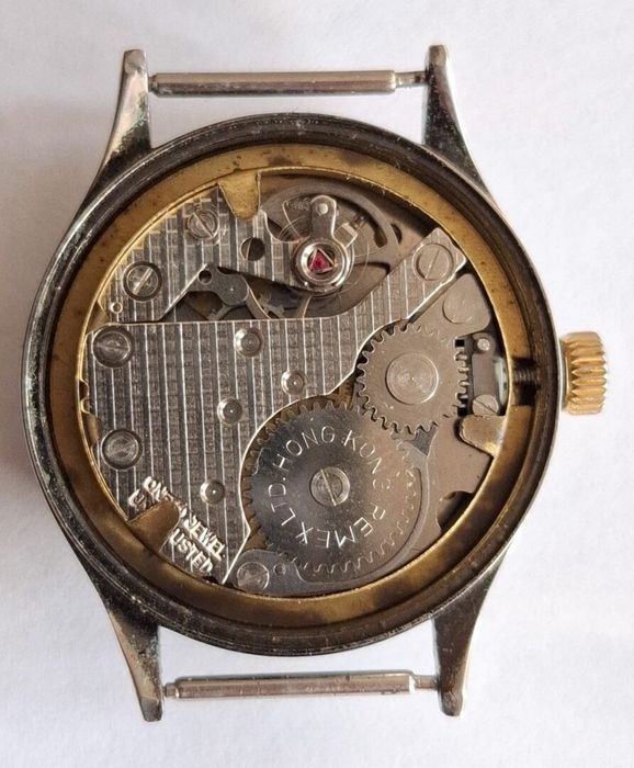 Stary zegarek mechaniczny kolekcjonerski uszkodzony Eton