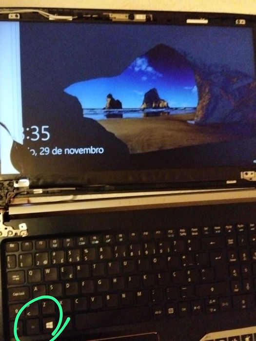 PC para restaurar ou peças