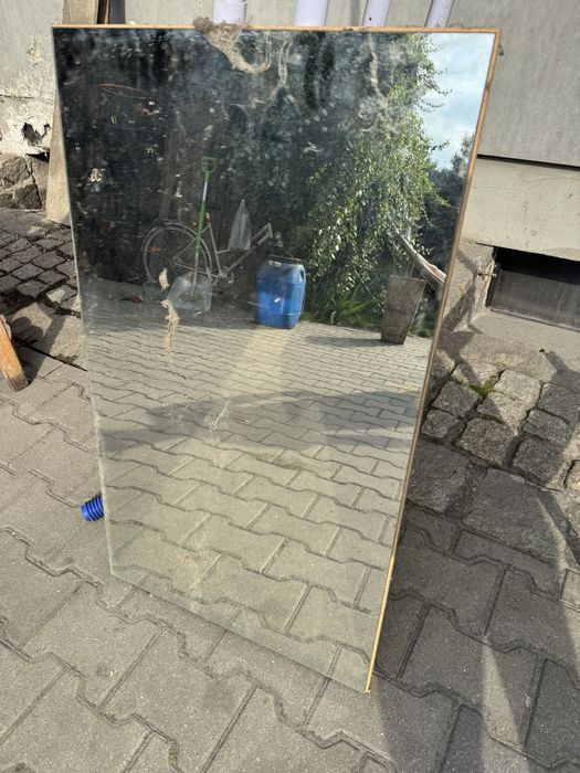 Lustro na drewnie 53 x 90 cm