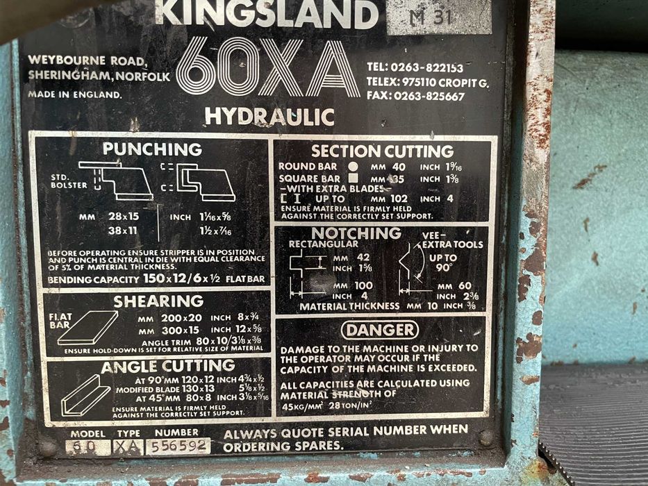 Saca bocados KINGSLAND 60XA