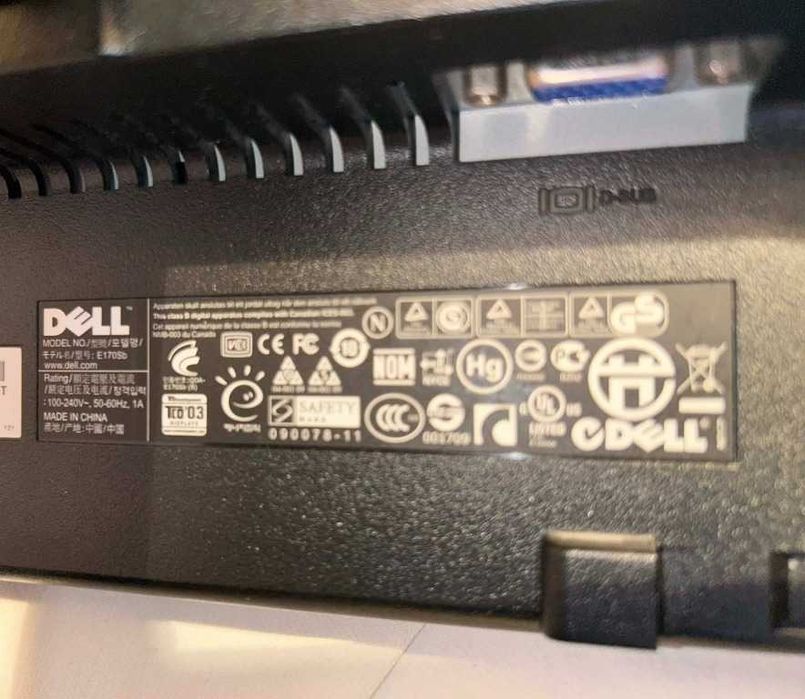 Monitor LCD Dell E170Sb 17"