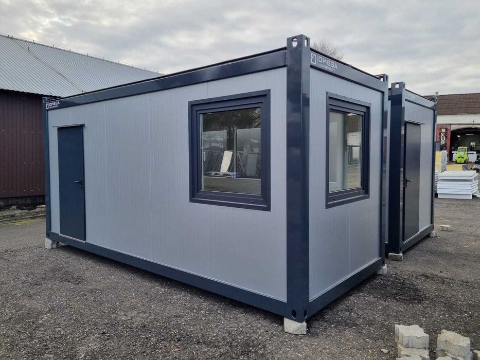 Kontener socjalny biurowy Pawilon stróżówka kontener sanitarny