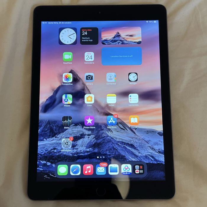 Apple iPad 6 (6ª geração) 128GB Wi-Fi em perfeito estado