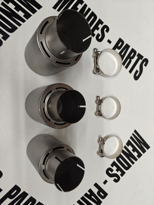 Ponteiras style akrapovic inox