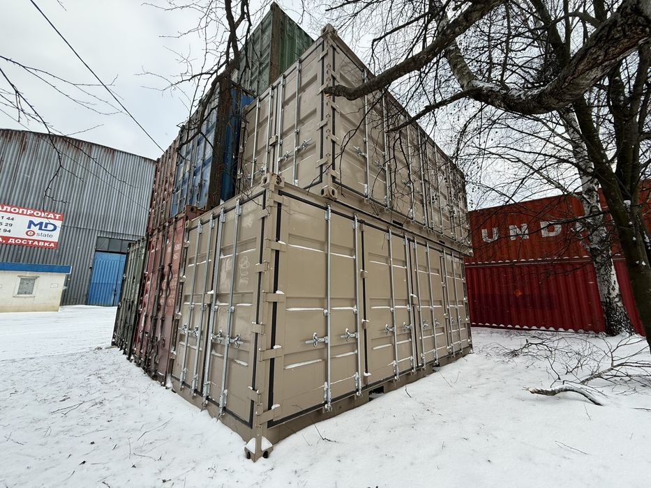 Морський контейнер 20 футів !ЕКСКЛЮЗИВ! БОКОВІ ДВЕРІ (OPEN SIDE)
