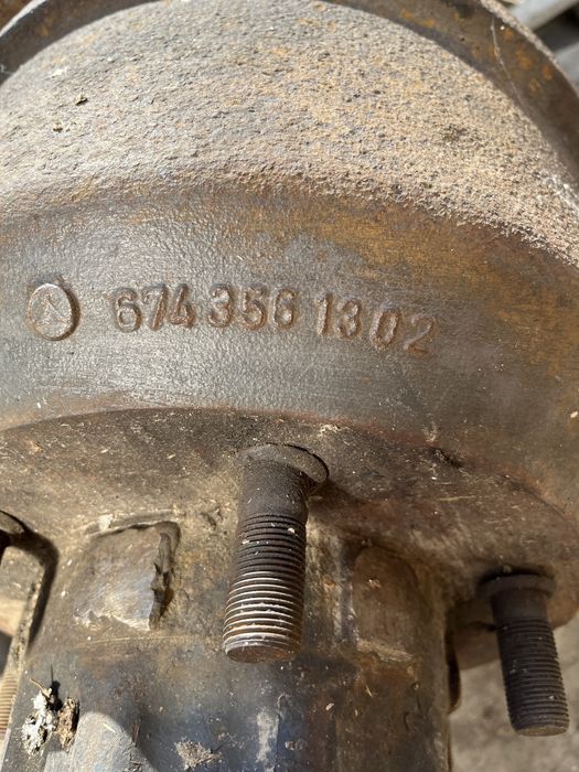 Міст мост скоростний Мерседес 814 817 820 полуось барабан редуктор