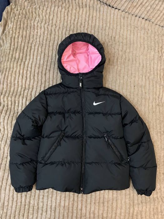 NIKE Зима Пуховик Черно - Розовые, Беж, Каппучино. Детские  92-146,