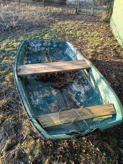 Łódka wędkarska z włókna szklanego