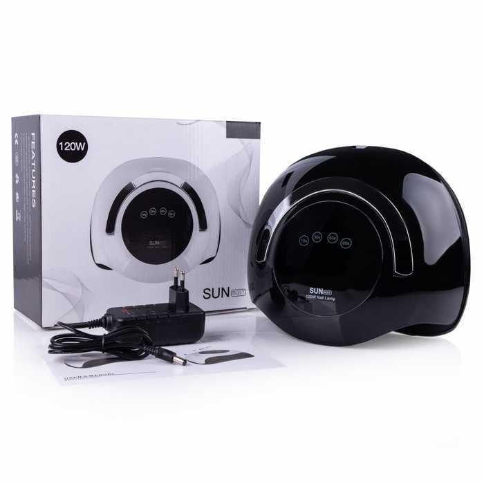 Лампа для маникюра гель лаком SUN BQ-5T  Black, 120 Вт