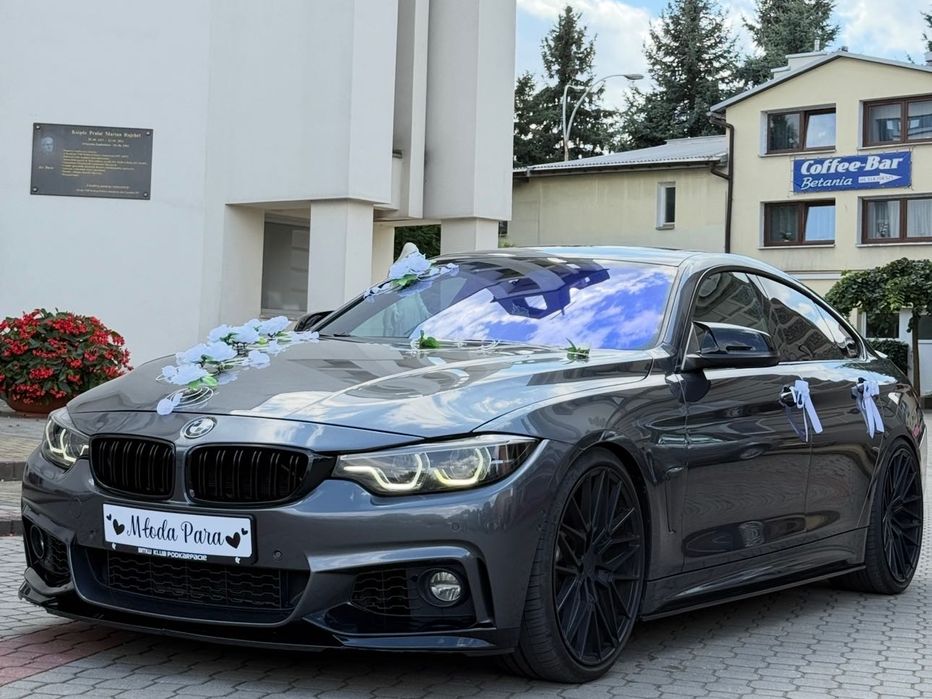 BMW 440i wynajem do ślubu wraz z kierowcą