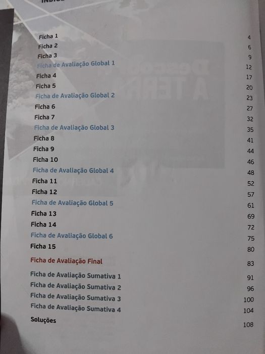 Caderno de Atividades de Ciências Naturais do 7°ano.