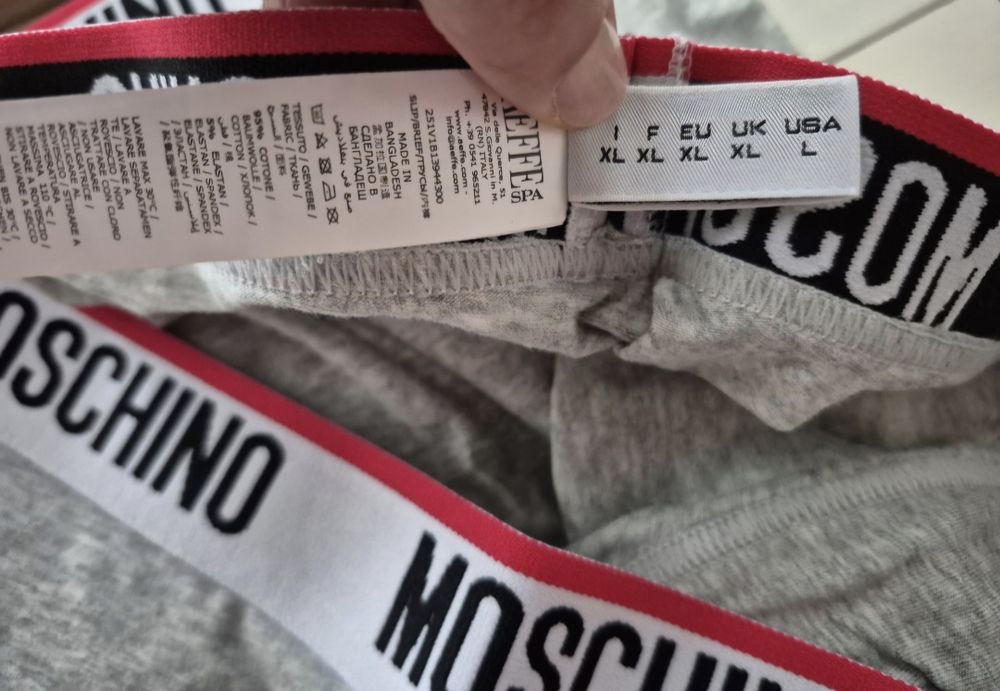 Bokserki Męskie 3pak Moschino XL