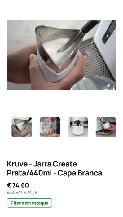 Jarra Create para leite Kruve