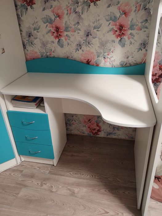 Дитяче ліжко 3 в 1 горище