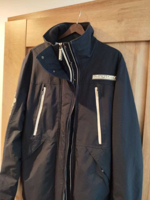 Superdry kurtka męska windcheater z polarem – rozmiar 2XL – stan bardzo dobry