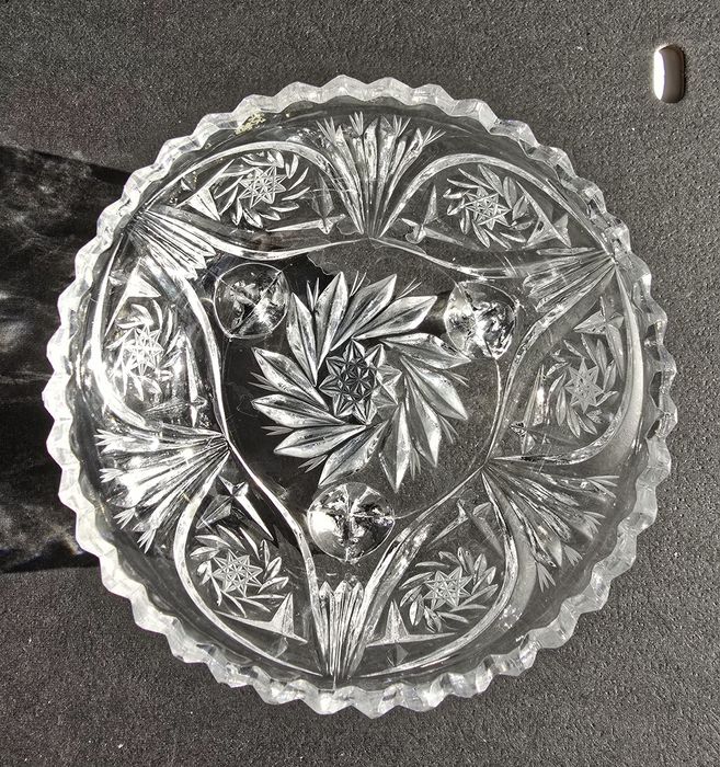 Kryształowa miseczka PRL. Stan idealny
