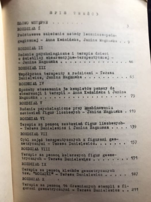 Terapia uspokajająca i rozwijająca dla dzieci nerwicowych i dyslekt.
