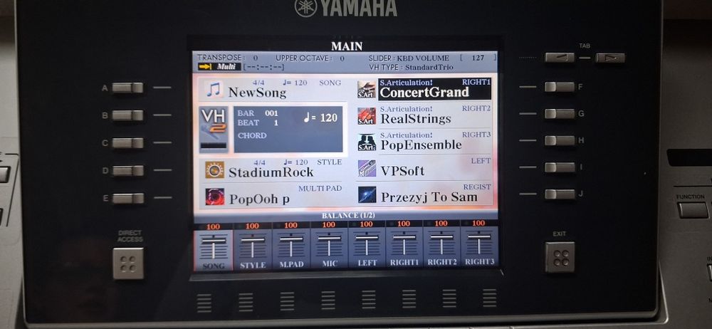 Yamaha tyros 4 case głośniki, stan bdb midi style