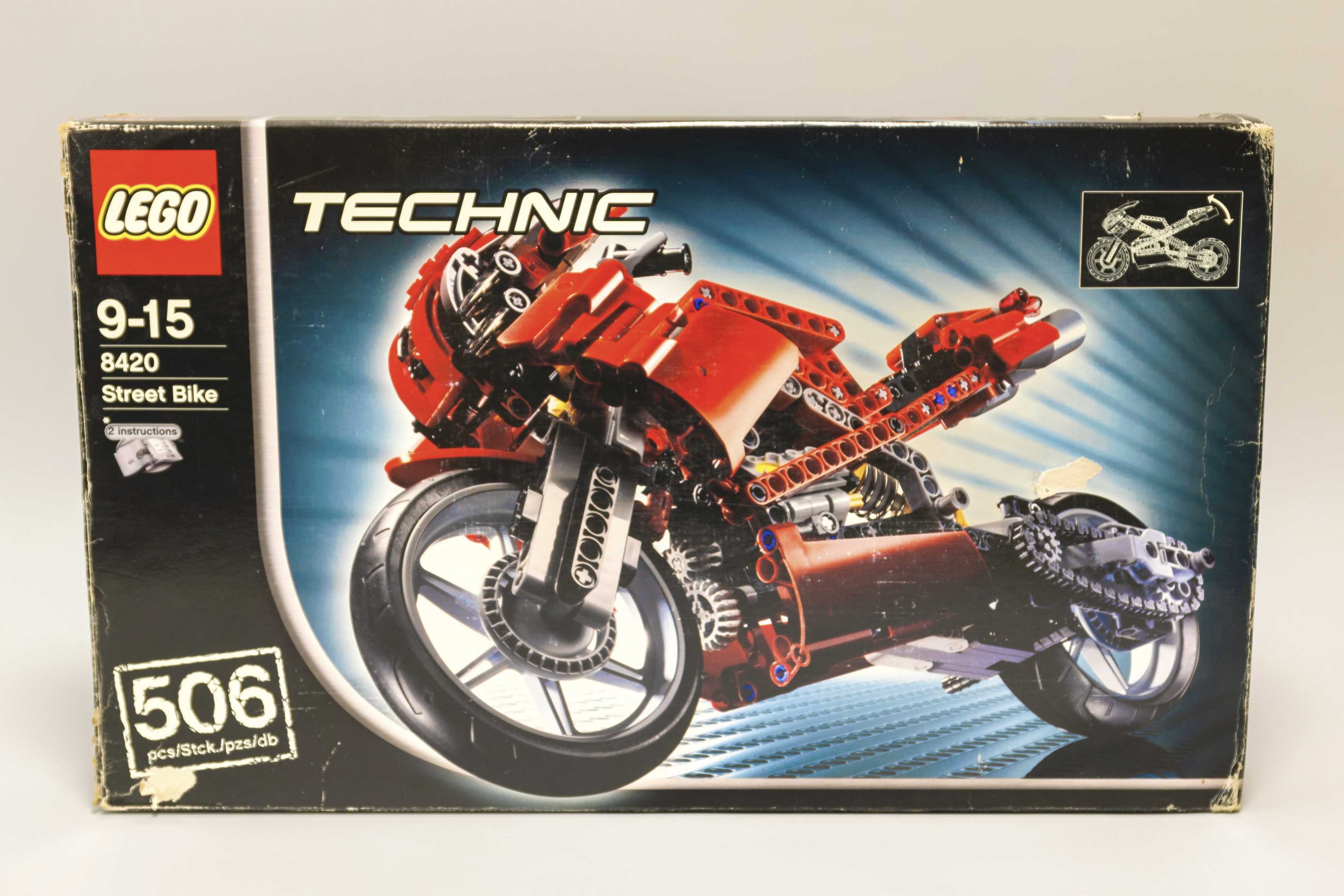 LEGO TECHNIC 8420 Street Bike Motorcycle Motorbike - Complete w