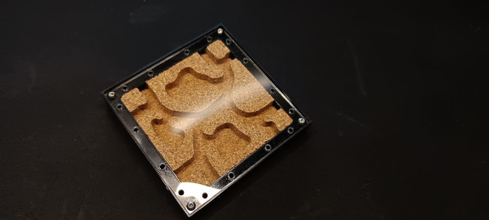 Formikarium modułowe dla mrówek 100x100 korek/druk 3d