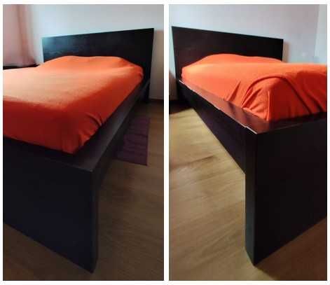 Conjunto Cama/Mesa cabeceira/Cómoda IKEA