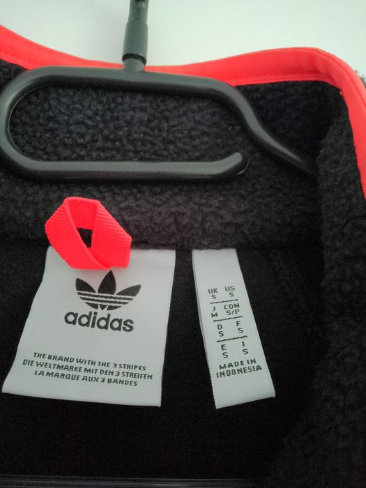 Adidas Adventure Polar Fleece Zip-Through bluza polarowa wiosenna boxy