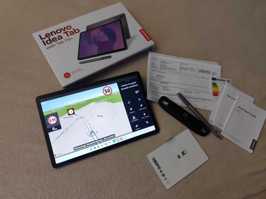 Lenovo Idea Tab TB336FU 8/128GB 11" - tablet nawigacyjny GPS NAVI