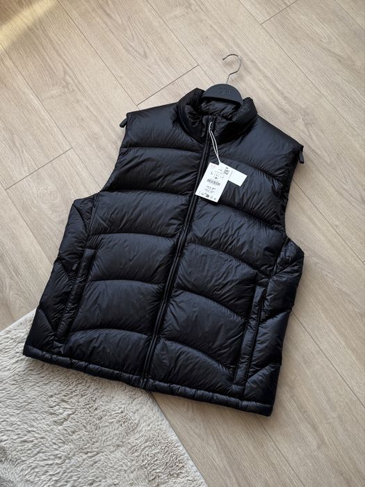 Пуховий Жилет ZARA Down Vest Оригінал Куртка Жилетка Мужской На Осінь Мікропуховик Зара Безрукавка
