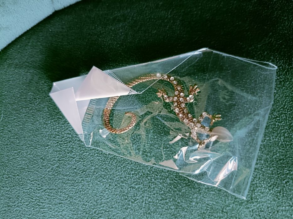 Nausznica jaszczurka kolczyk