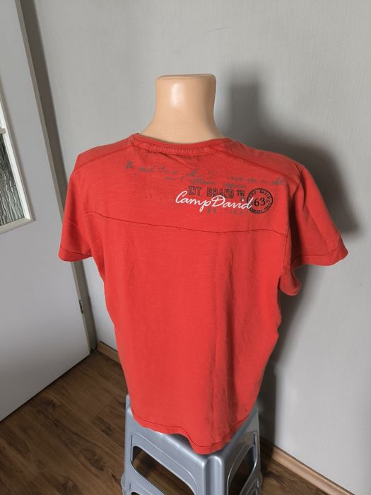 Camp David t-shirt męski XXL koralowy lato