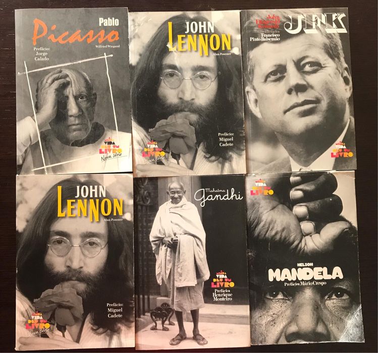 "A minha vida deu um Livro" (Picasso J Lennon JFK Gandhi Mandela)