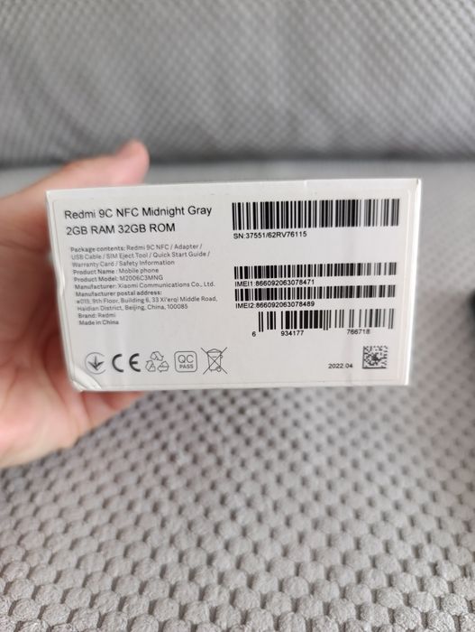 Redmi 9C NFC Midnight Gray 2GB RAM 32GB ROM