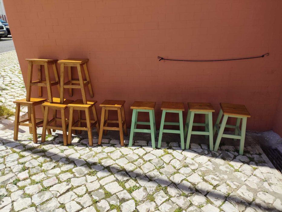 bancos rusticos taberna vintage