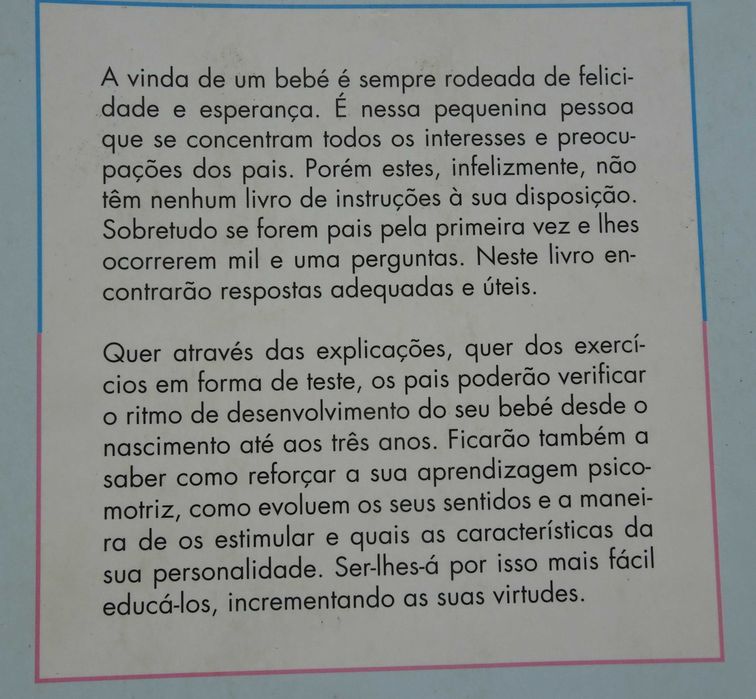 Conheça Os Seus Filhos ( Testes dos 0 Aos 3 Anos) de Ebee León Gross