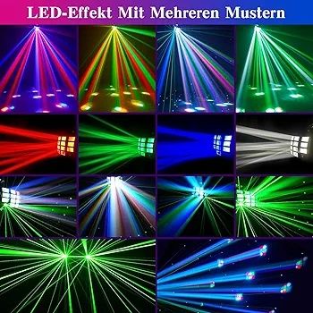 LED oświetlenie sceniczne DMX512 RGB 2 w 1, dyskotekowy, sterowanie
