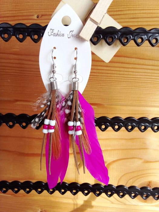 Brincos Penas - Novos