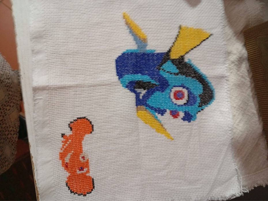 Quadros feitos  em ponto cruz64739851961730122