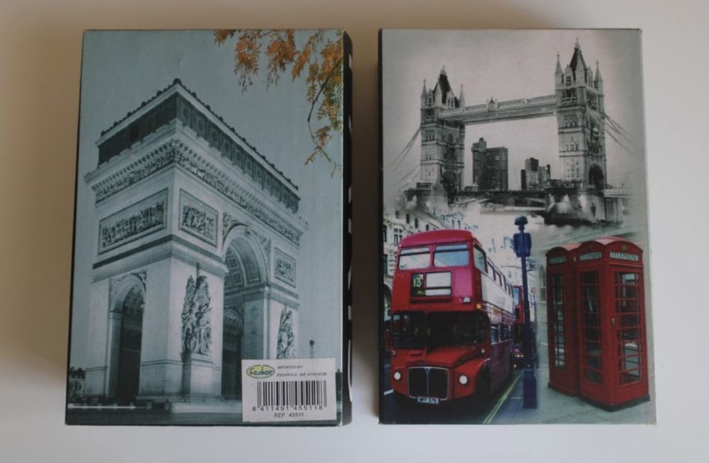 Caixas com tampa magnética - Livros