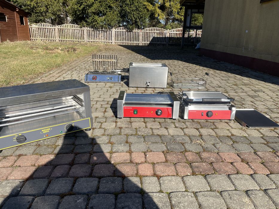 Gastronomiczny Opiekacz Frytownica Grill Roller