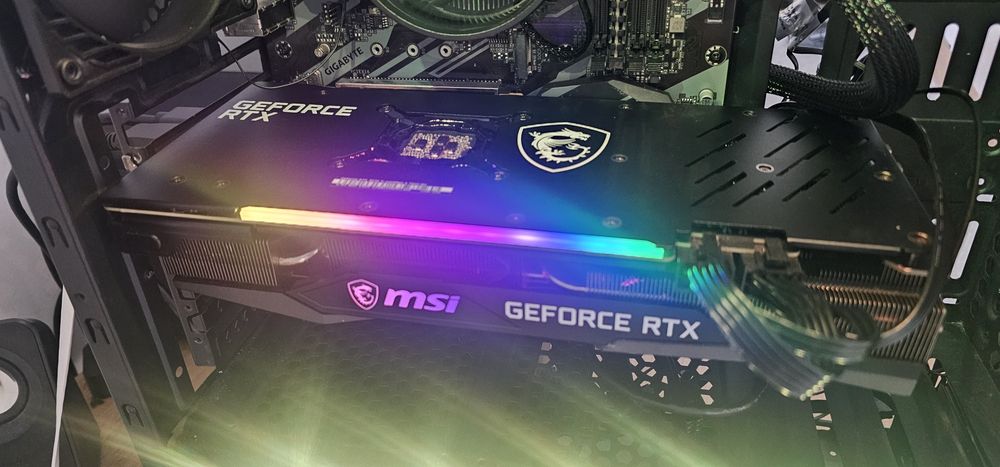 MSI GeForce RTX 3070 Ti Gaming X Trio 8gb RGB + Caixa Original
