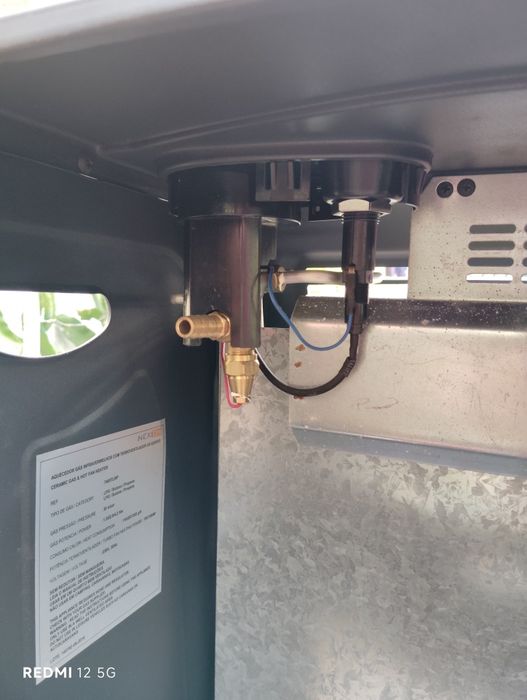 Aquecedor gás com ventilador ar quente! Novo!