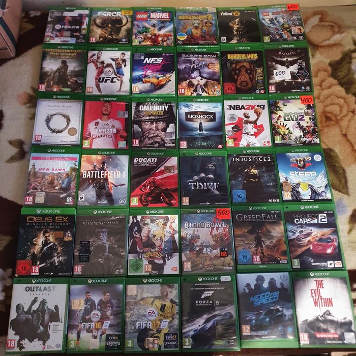 Диски,Игры для XBOX ONE, Resident Evil 6, LEGO, Far Cry игры от 100