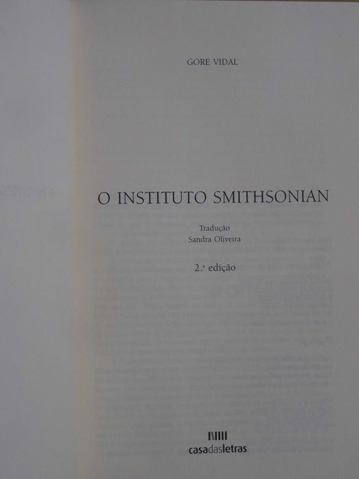 O Instituto Smithsonian de Gore Vidal