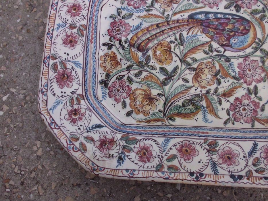 Travessa muito antiga louça Coimbra assinada