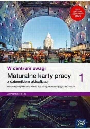 NOWA W centrum uwagi 1 EDYCJA 2024 Karty Pracy + Podręcznik Nowa Era