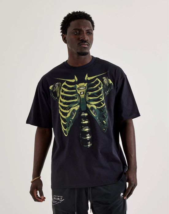 Футболка Nike NSW Max90 чорнй / салатовий IQ1009-010 Оригінал! S•M•L•XL